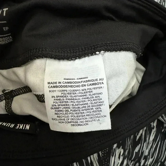 Nike Running Dri-Fit Womens Crop Leggings XS Athletic Workout Pants Athleisure - Picture 4 of 11